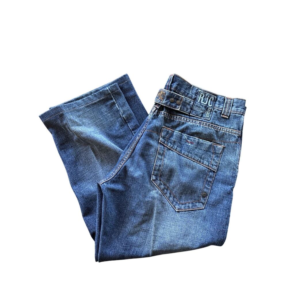 Infamous Raider Jean Co Blue Cropped Jeans W34
